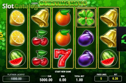Скрин2. Bursting Hot 5 слот