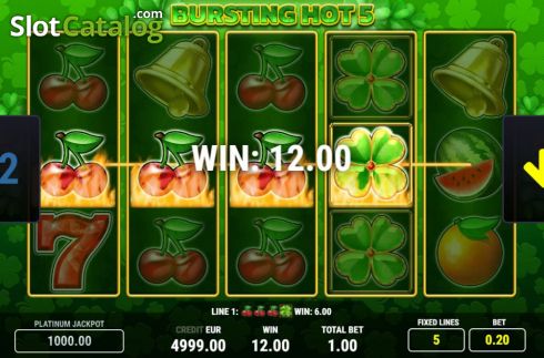 Скрин3. Bursting Hot 5 слот