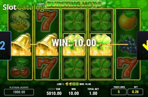 Скрин4. Bursting Hot 5 слот