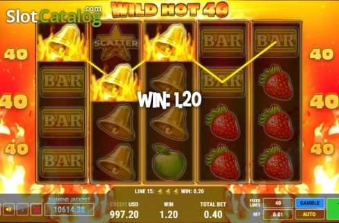 Скрин3. Wild Hot 40 слот