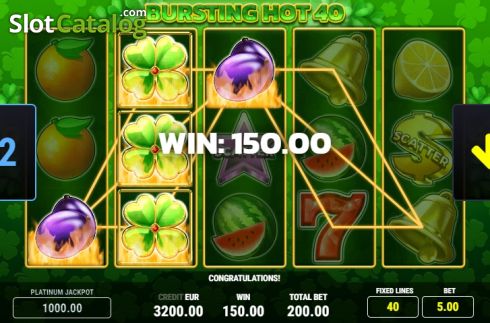 Скрин3. Bursting Hot 40 слот