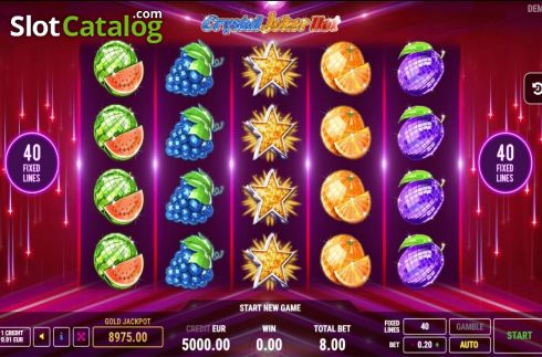 Скрин2. Crystal Joker Hot слот