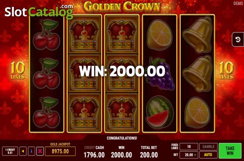 Скрин3. Golden Crown слот