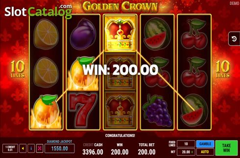 Скрин4. Golden Crown слот