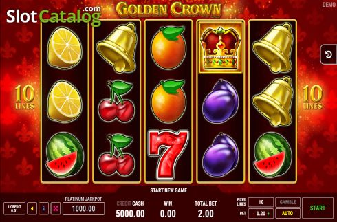 Скрин2. Golden Crown слот