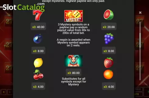 Скрин7. Mystery Joker Hot слот