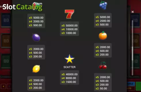 Скрин7. Twinkling Hot 80 слот