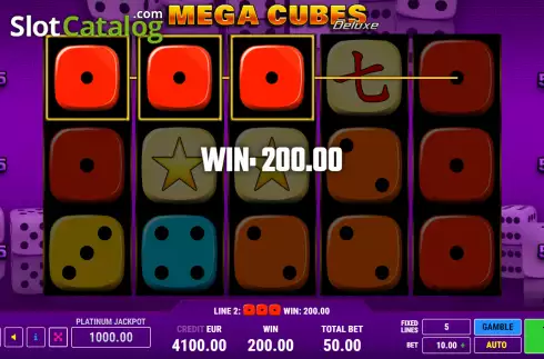 Скрин4. Mega Cubes Deluxe слот
