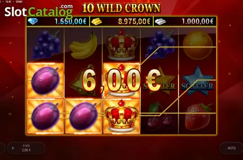 Скрин4. 10 Wild Crown слот
