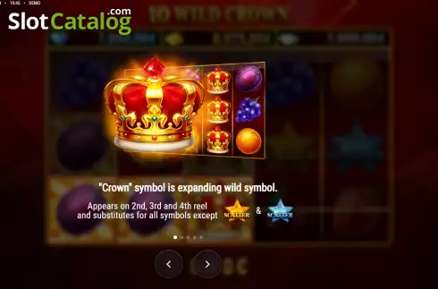 Скрин5. 10 Wild Crown слот