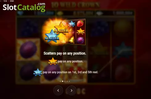 Скрин6. 10 Wild Crown слот