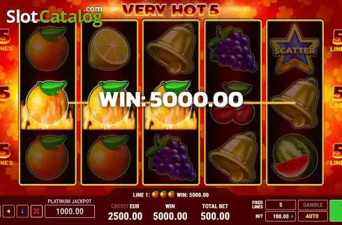 Скрин4. Very Hot 5 слот