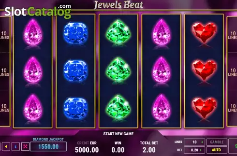 Скрин2. Jewels Beat слот
