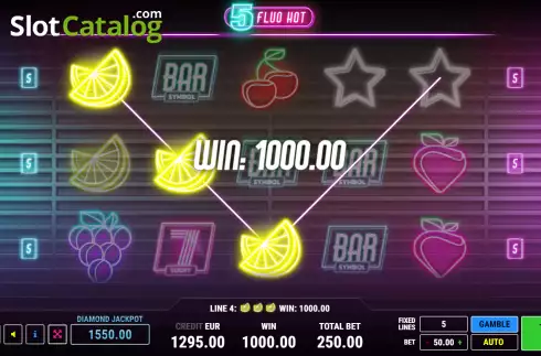 Скрин4. Fluo Hot 5 слот