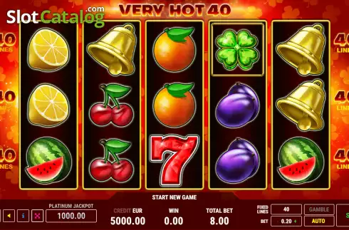Скрин2. Very Hot 40 слот