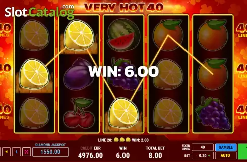 Скрин3. Very Hot 40 слот