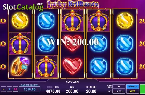 Скрин3. Lucky Brilliants слот