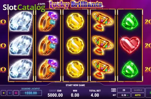 Скрин2. Lucky Brilliants слот