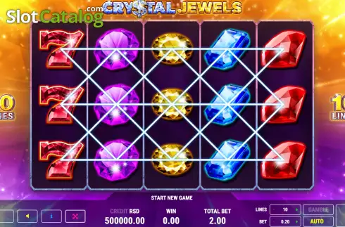 Скрин2. Crystal Jewels слот