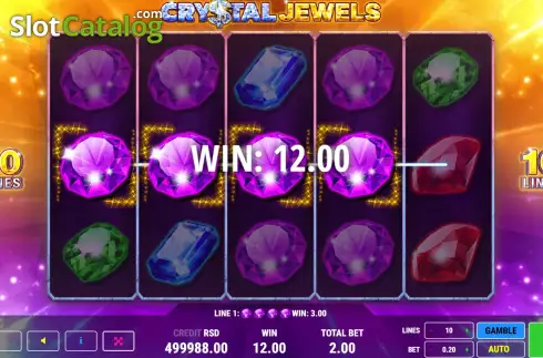 Скрин3. Crystal Jewels слот