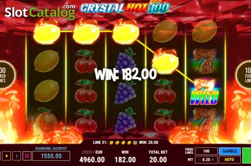 Скрин3. Crystal Hot 100 слот