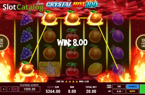 Скрин4. Crystal Hot 100 слот