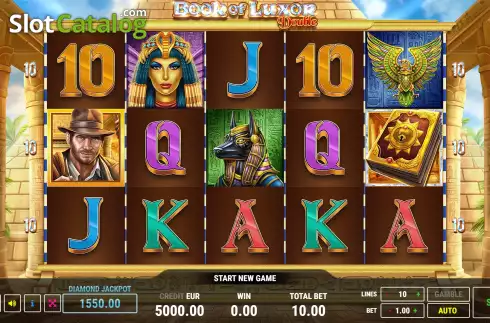 Скрин2. Book of Luxor Double слот