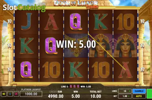 Скрин3. Book of Luxor Double слот