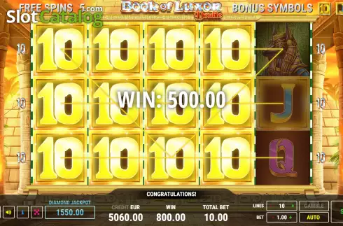 Скрин7. Book of Luxor Double слот