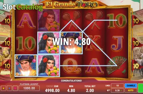 Скрин3. El Grande Toro слот