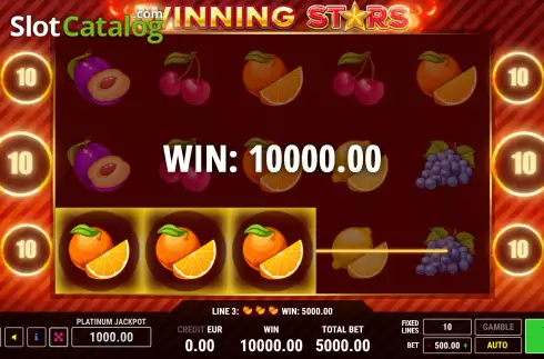 Скрин3. Winning Stars слот