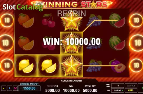 Скрин4. Winning Stars слот