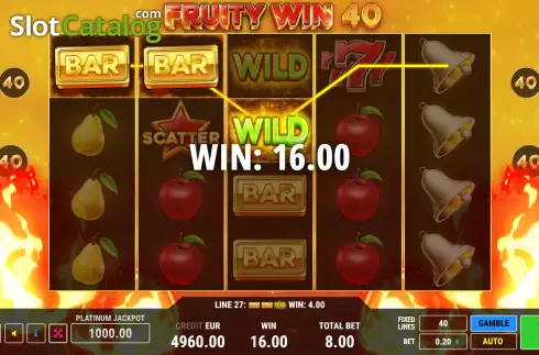 Скрин3. Fruity Win 40 слот