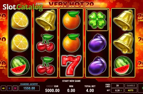 Скрин2. Very Hot 20 слот