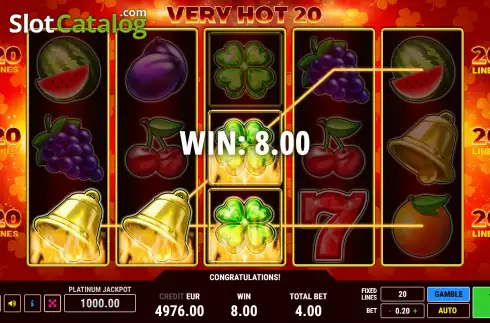 Скрин4. Very Hot 20 слот