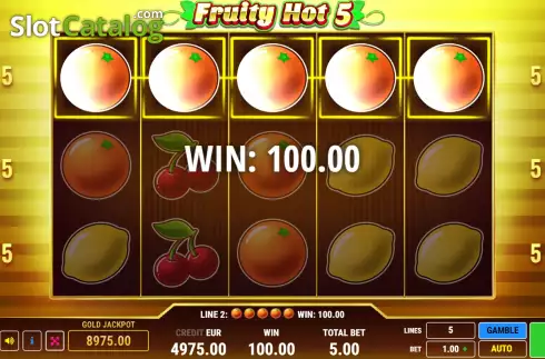 Скрин5. Fruity Hot 5 слот