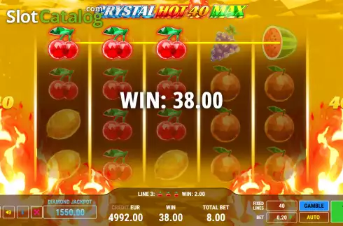 Скрин3. Crystal Hot 40 Max слот