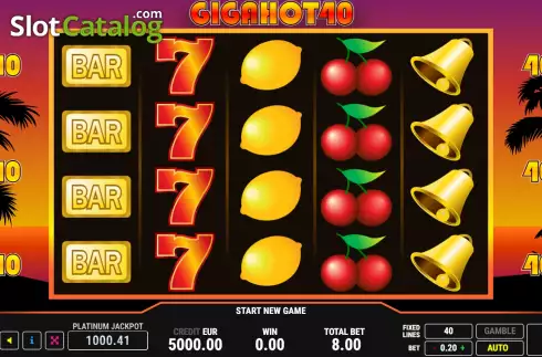 Скрин2. Giga Hot 40 слот