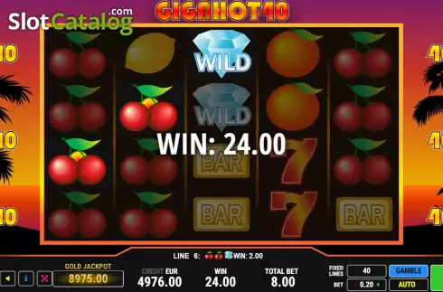 Скрин3. Giga Hot 40 слот