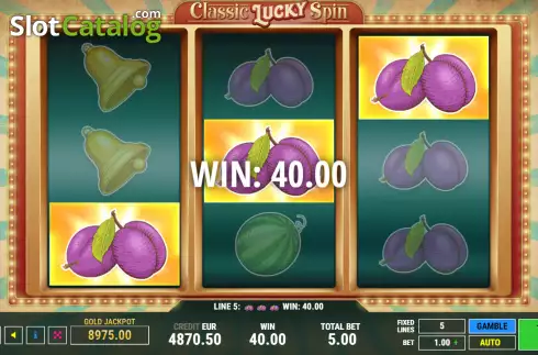 Скрин3. Classic Lucky Spin слот