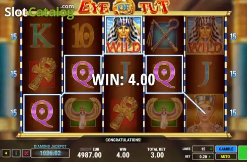 Скрин3. Eye Of Tut слот