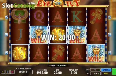 Скрин4. Eye Of Tut слот