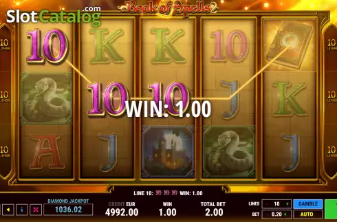 Скрин3. Book of Spells 2 слот