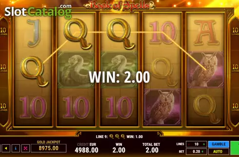 Скрин4. Book of Spells 2 слот