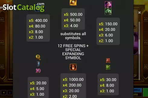 Скрин7. Book of Spells 2 слот