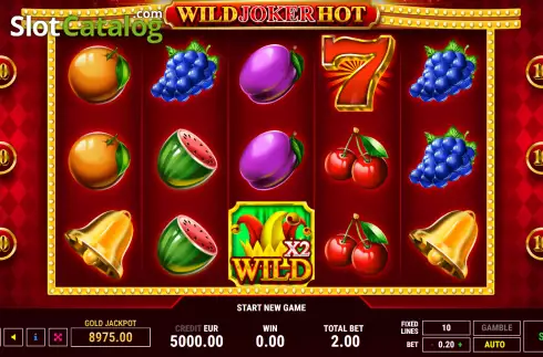 Скрин2. Wild Joker Hot слот