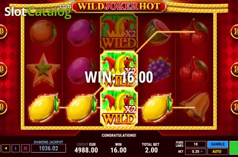 Скрин3. Wild Joker Hot слот