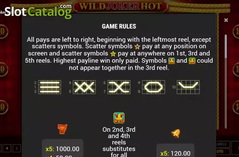 Скрин6. Wild Joker Hot слот