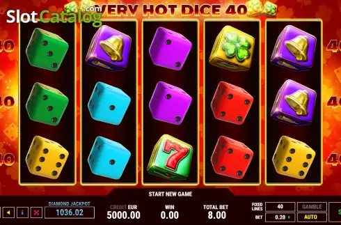 Скрин2. Very Hot Dice 40 слот