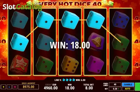 Скрин4. Very Hot Dice 40 слот